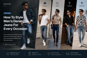 How To Style Men’s Denim Jeans For Every Occasion