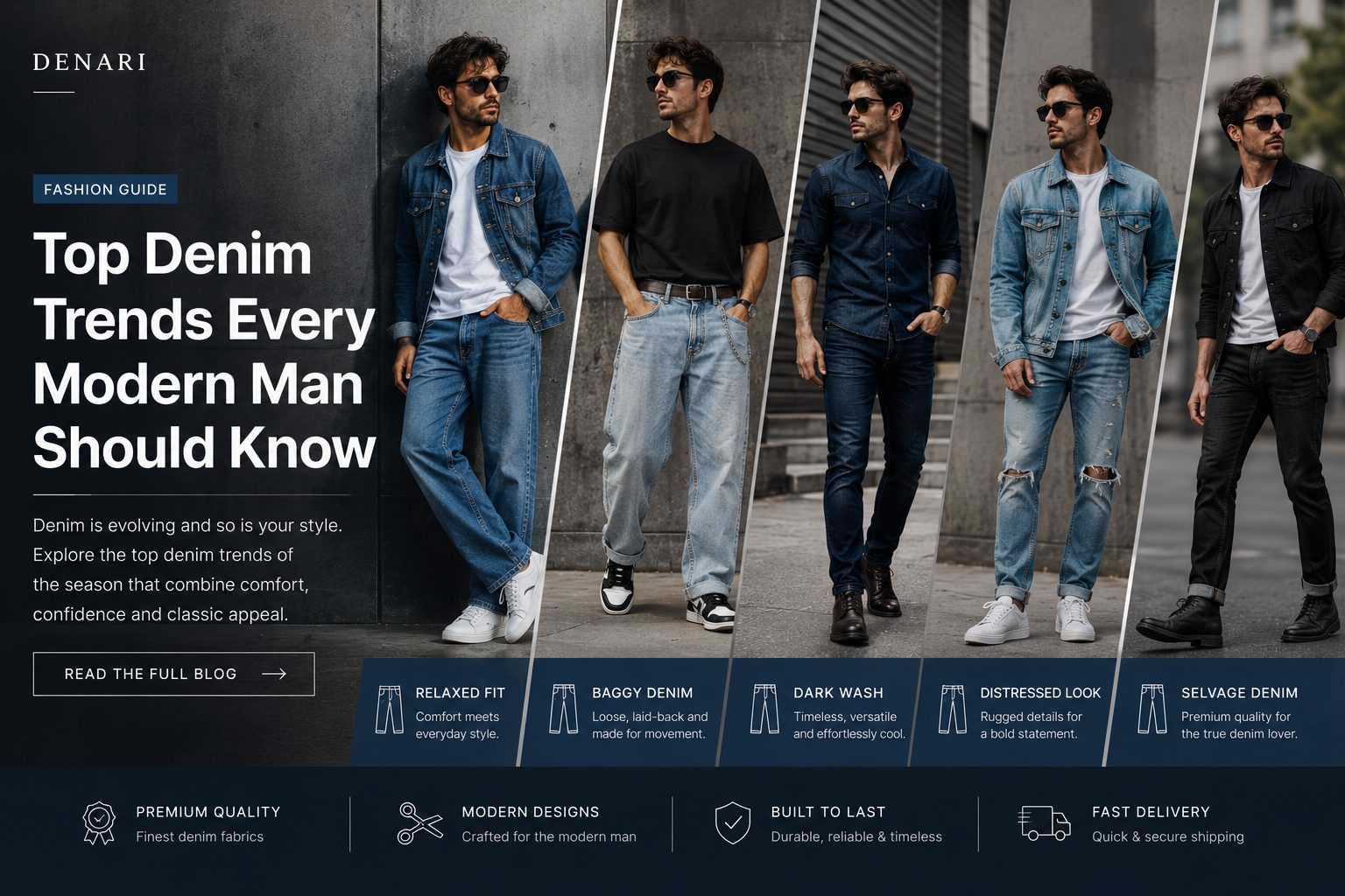 Top Denim Trends Every Modern Man Should Know